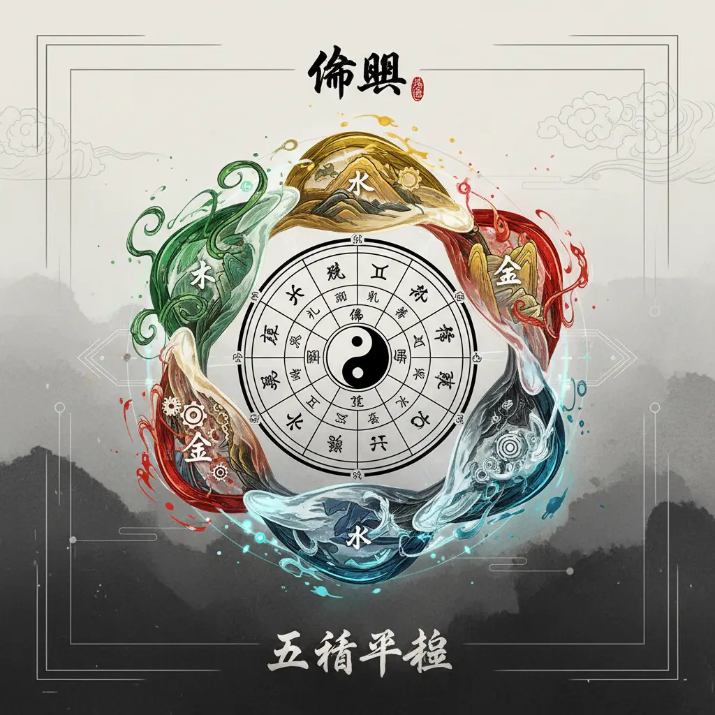 五行平衡 - 命盤