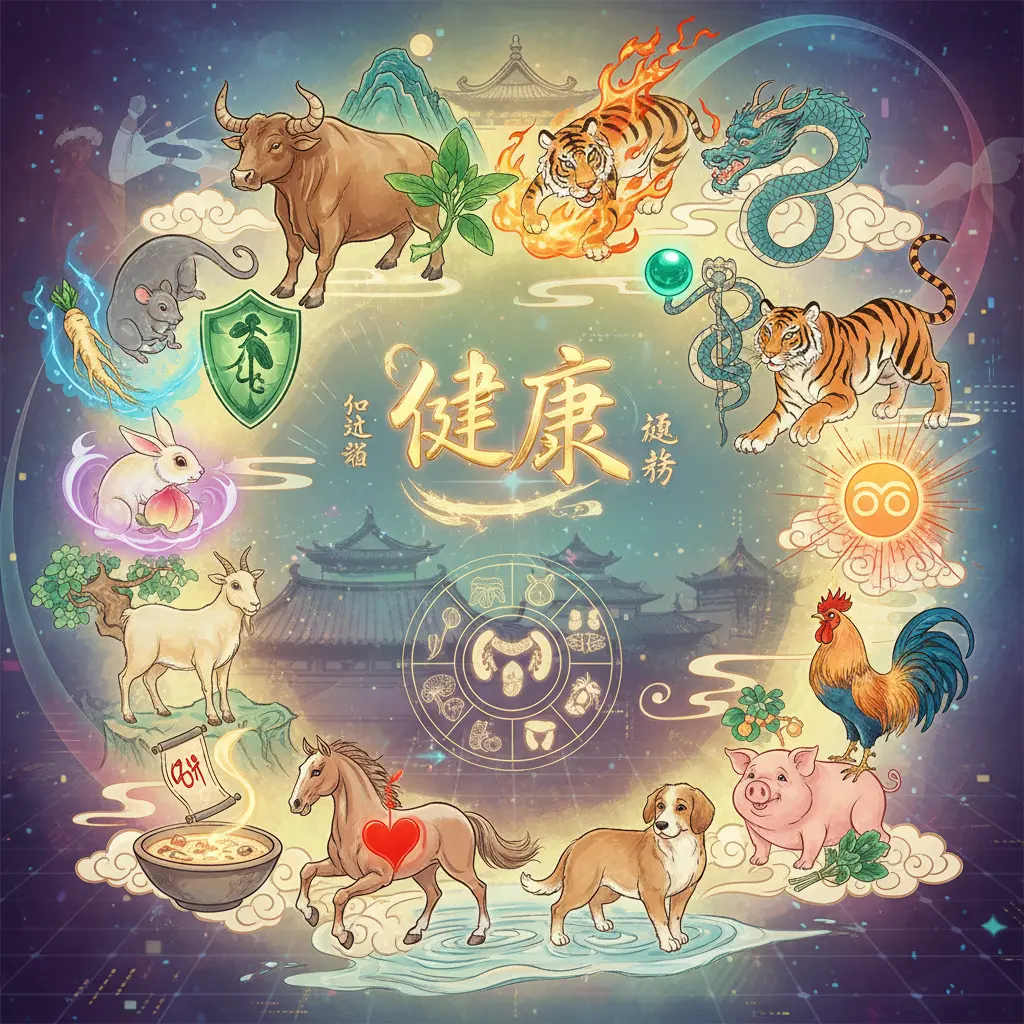 健康運勢 - 十二生肖