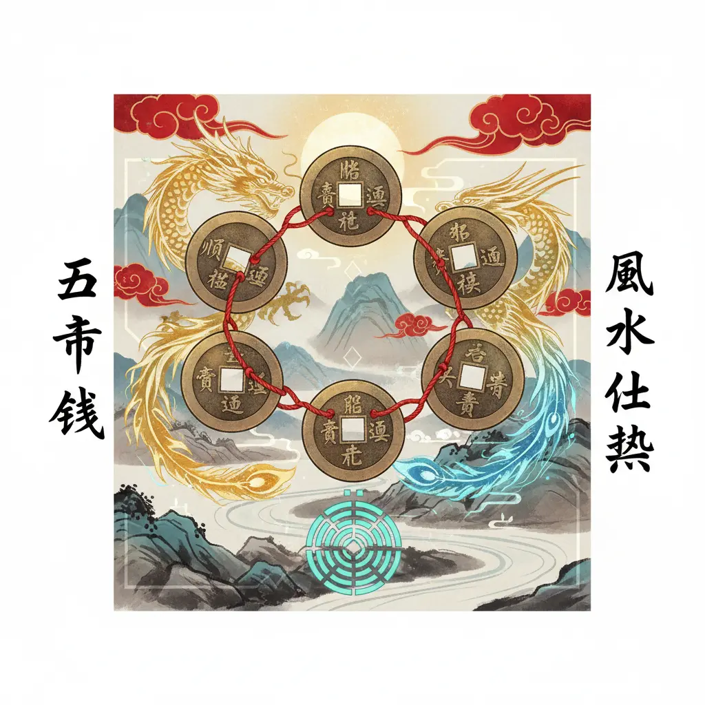 風水化煞 - 五帝錢
