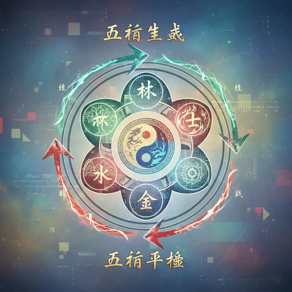 五行平衡 - 五行生剋