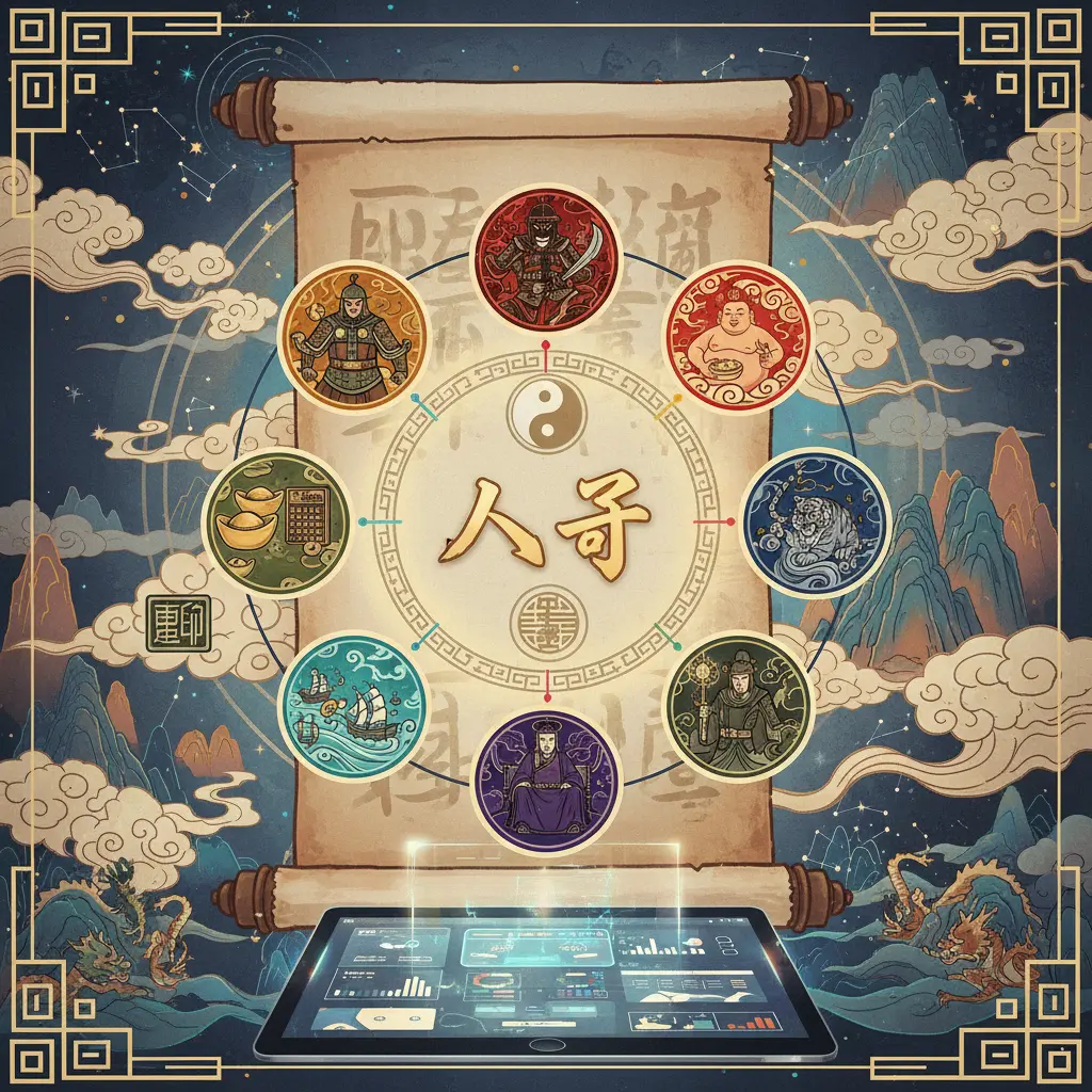 八字分析 - 十神