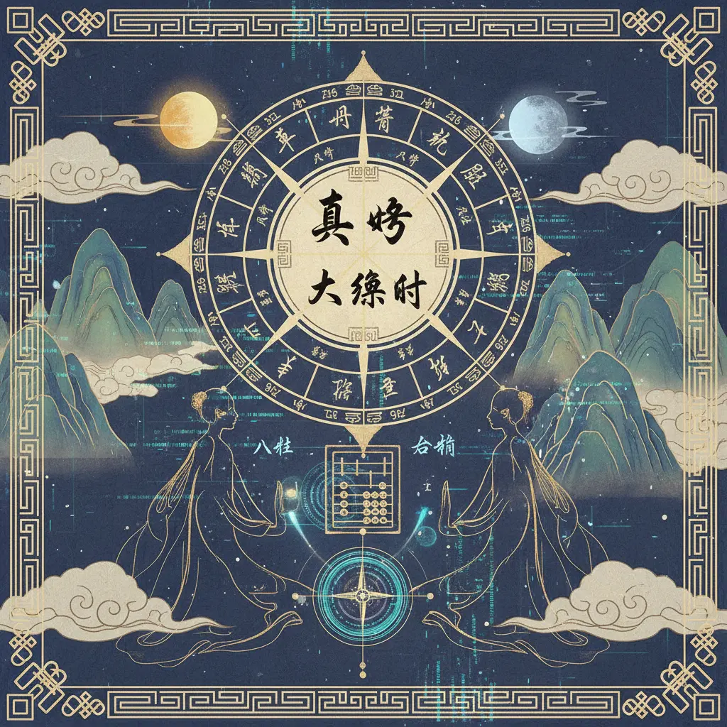 八字合婚 - 真太陽時