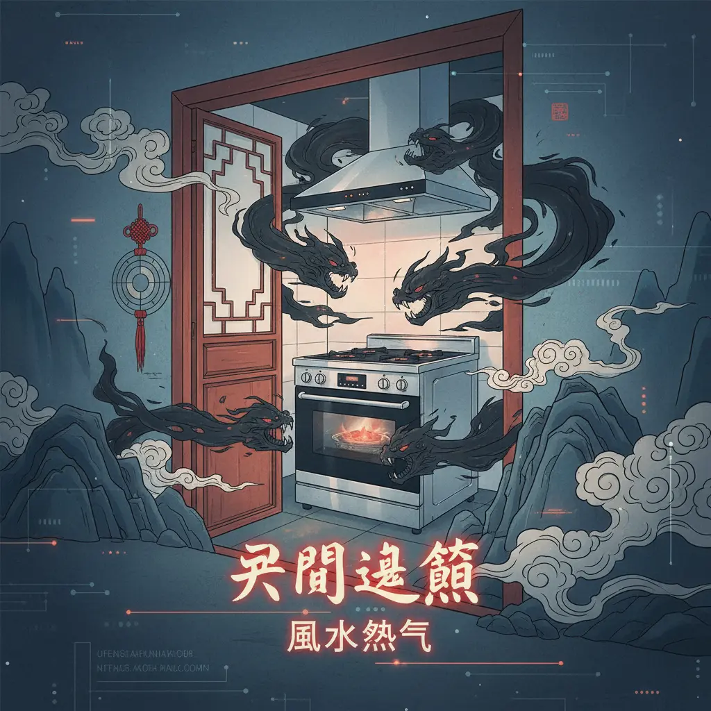 風水煞氣 - 開門見竈