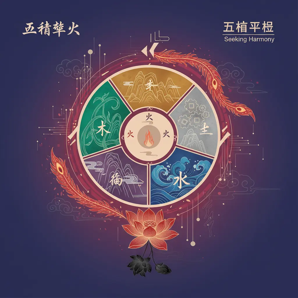 五行平衡 - 五行缺火